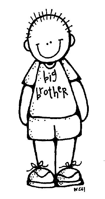 clip art brother|brother clip art black and white.